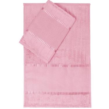 Imagem de Kit Com 20 Lavabos (toalha Social) Para Bordar Bella Velour - DOHLER