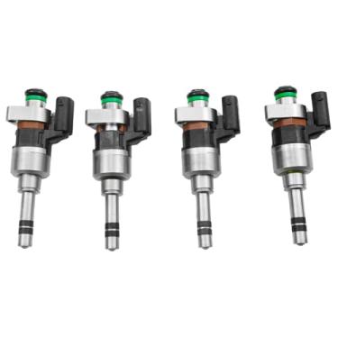 Imagem de 55577403 Conjunto de 4 peças de injetores de combustível para Chevrolet Cruze 2016-2019 2018-2020 Equinox 2016-2020 Malibu 2018-2020 GMC Terrain 2016-2019 Buick Encore Substituição para FJ1293 1293