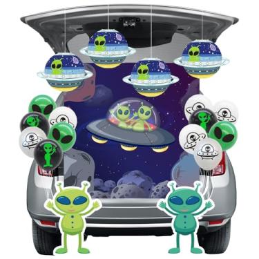 Imagem de JIARODEY Placa De Neon Alienígena, Luzes De Neon Led Alienígena Verde Reguláveis Para Decoração De Parede, Sala De Jogos, Bar, Festa, Quarto, Decoração De Caverna Do Homem, Placa De Iluminação Alieníg