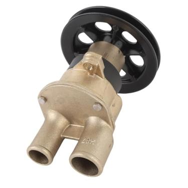 Imagem de Luocute Bomba de Impulsor água do Mar Rawing 3857794 Substituição para Os Motores HU WT 1995-1999, Bomba Marítima de água Crua Com 4 1/2 de Diâmetro Substituição de Polia de Correia V