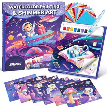 Imagem de JoyCat Paint with Water Coloring Books, Art & Craft Activity, Princess No Mess Art for Kids Ages 4-8, Craft Kits & Supplies, DIY Creative Activity, Presents for Girls & Boys (Space)