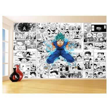 Imagem de Papel De Parede Dragon Ball Goku Vegetto Anime 3,5M Dbz726