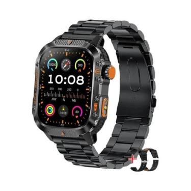 Imagem de Relógio Inteligente Militar Masculino Com GPS, Tela AMOLED De 2.01 Pol