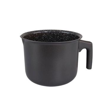 Imagem de Leiteira Inox Fundo Triplo Indução Caneca Fervedor Ceramico Antiaderente Pratic Cook Grafite Mimo Style