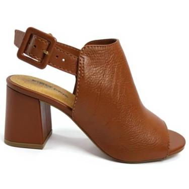 Imagem de Sandália Feminina Bottero Salto Bloco (Marrom, BR, Adulto, Numérico, 34)