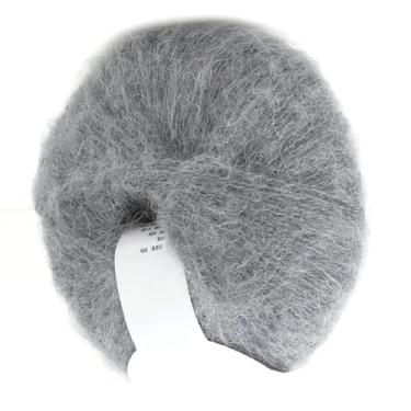 Imagem de Aramox Fio Macio Angola Mohair tricô lã 12 Cores Conjunto Lavável à Mão Anti Pilling para Cachecóis Xales Suéteres Chapéus Com 30% 20% 50% Fibra (09 rosa rosa)