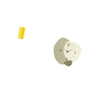 Imagem de Fenteer Combinação de Vaso de Flores de Porcelana E Relógio de Parede Silencioso para Mesa, Sala de Estar, Cozinha, Escritório, Decoração de Fazenda