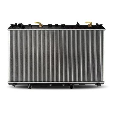 Imagem de KAX Radiador, 1909 OE Style Parafusado, Núcleo de Alumínio, Substituição do Radiador Camry 1997-2001, Solara 1999-2001, 28-5/8" W, 15-3/4" H, 1-1/4" Entrada, 1-1/4" Tomada