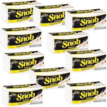 Imagem de Snob Papel Toalha Interfolhado Folha Dupla 1000 Folhas Maxima Absorção Kits na Web