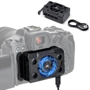 Imagem de Ventilador cooler de câmera para câmeras DSLR e sem espelho, ventilador de resfriamento semicondutor silencioso externo com porta de carregamento tipo C e 3 velocidades e controle automático de