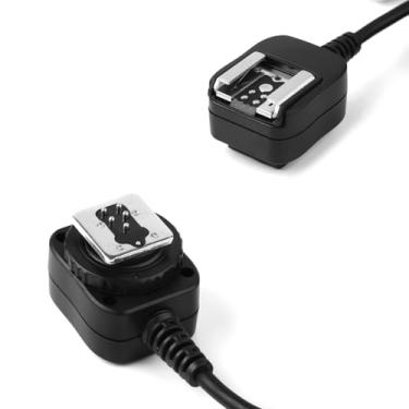 Imagem de Meyin 1,5 m E-TTL Off Camera Flash Speedlite Sync Cord Hot Shoe Cord Compatível com Canon T8i, T7i, T6, T6i, T5, T5i, SL3, 90D, 80D, 77D, 7D, 750D, 6D2, 5D, M3, M5, M6 etc, Substitui OC-E3