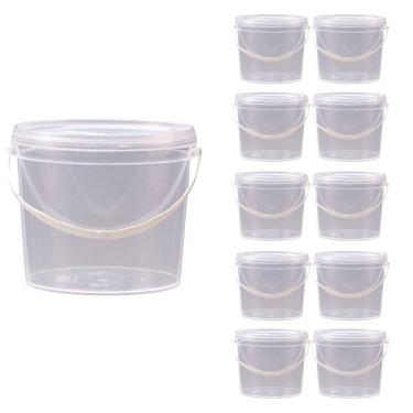 Imagem de Balde 1.8L Para Armazenar Doce De Leite 10 Pçs