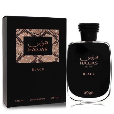 Imagem de Perfume Masculino Hawas Black Rasasi Eau De Parfum 100 Ml