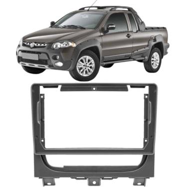 Imagem de Moldura 9 Polegadas Strada Adventure Trekking Working 2013 à 2020 Grafite Painel Central Multimidia