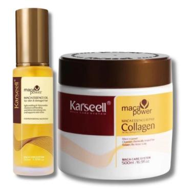 Imagem de Kit Exclusivo Karseell Collagen Mascara e Óleo Maca Essence