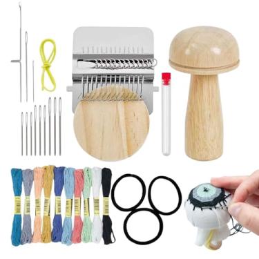 Imagem de Kit de Telar para Remendar - Mini Reparador Portátil Rápido para Remendos | Ferramenta de Tapeçaria para Costura | Para Reparar Roupas Calças Jeans e Meias