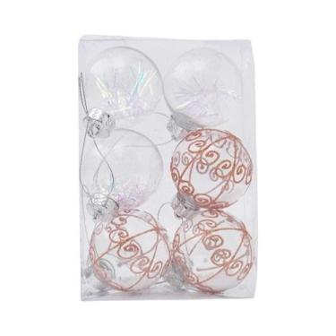 Imagem de Enfeites De Árvore De Natal 6/12 Peças Bolas Decorativas Pendentes Par