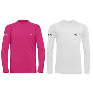 Imagem de Kit 2 Camisas Térmica Puma UV50+ Manga Longa Infa-Unissex