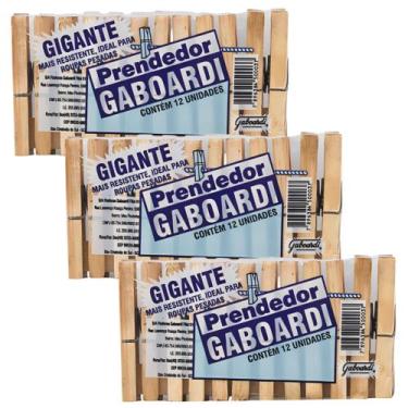 Imagem de Prendedor De Madeira Para Varal Pregador ou Artesanato Grande Com 12UN