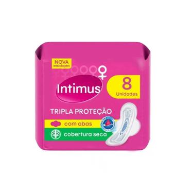 Imagem de Absorvente Gel Cobertura Seca com Abas 8 Un Intimus