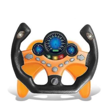 Imagem de Brinquedo de volante de simulação elétrica para crianças com luz e som