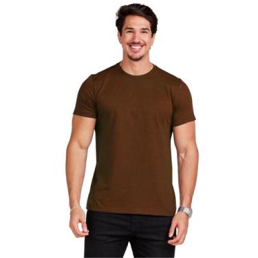 Imagem de Camisa Masculina Camiseta Básica Algodão Manga Curta - Daze Modas, Mar