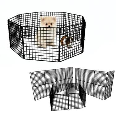 Imagem de Cercadinho Móvel para Porquinho da Índia Cachorro Filhote Pequeno Port