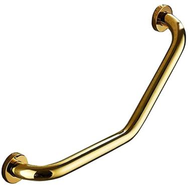 Imagem de U5GAAALPPQ9 Barras de apoio para banheiro, suporte de toalha de cabelo liso montado na parede, alça de segurança para banheira, banheiro, cozinha, acessórios de banheiro