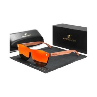 Imagem de Óculos De Sol Polarizados De Madeira Para Mulheres KINGSEVEN Óculos De