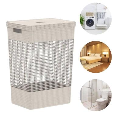 Imagem de Cesto Roupa Suja Organizador Multiuso Grande Ou Casa 49L