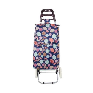 Imagem de Carrinho de feira dobravel estampa sortida - yins - - YIN'S, FOLHAS