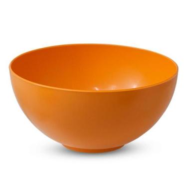 Imagem de Bowl Potes Cumbuca Tigela Plástico Cor 370 ML Laranja - ACRYLIC LINE, 