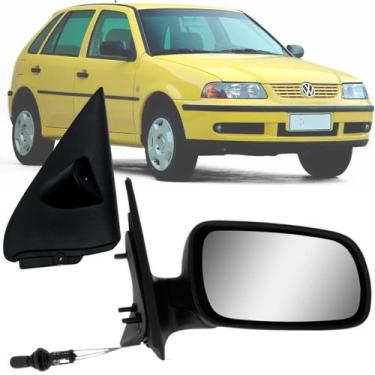 Imagem de Retrovisor Direito e Acabamento Gol Parati Saveiro G3 G4 2000 2001 200