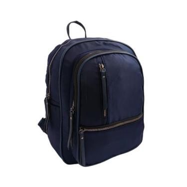 Imagem de Mochila costa feminina casual dia a dia semi-impermeável - Gloria, Azu