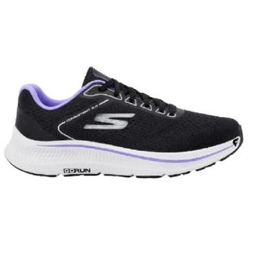 Imagem de Tenis skechers go run consistent 2.0 feminino, 37, Preto, Lilás