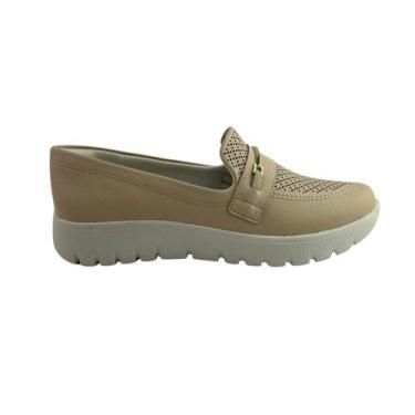 Imagem de Tênis Feminino Piccadilly 950046-1 Vicky Salto Baixo, Brule, 36