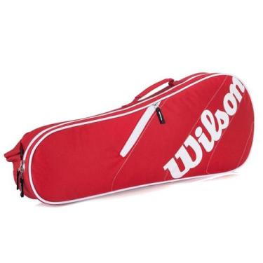 Imagem de Raqueteira Advantage Team X3 Wrz609503 Wilson, Vermelho