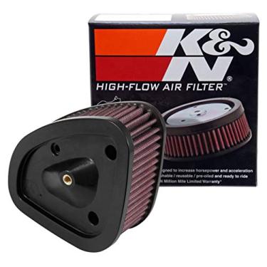 Imagem de Filtro de Ar K&N Performance Premium – Aumenta o Fluxo de Ar e Melhora o Desempenho do Motor – Lavável e Reutilizável - HD-1717 - Harley Davidson 2017-2019
