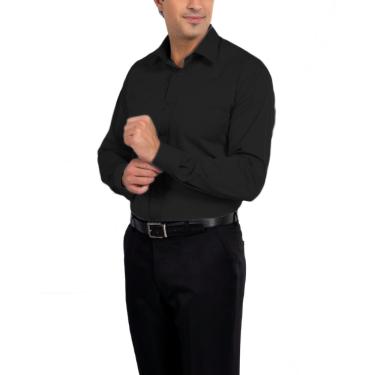 Imagem de Camisa Social Manga Longa 100% Microfibra Masculina