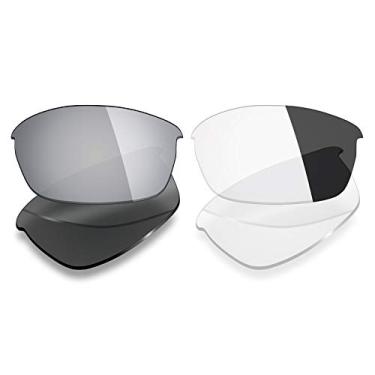 Imagem de 2 pares de lentes polarizadas de substituição da Mryok para óculos de sol Oakley Flak Jacket – Opções