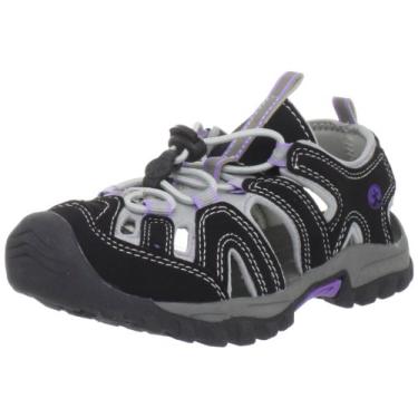 Imagem de Northside Burke II Athletic Sandal,Black/Lilac,2 M US Little Kid