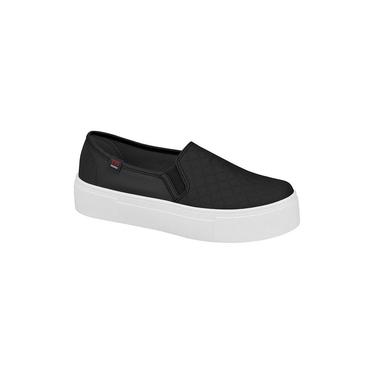 slip on preto moleca