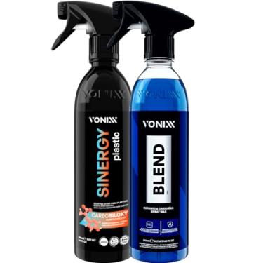 Imagem de Sinergy Plastic Carbosiloxy Coating para plasticos cera Blend Spray 500ml Vonixx