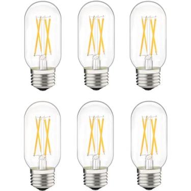 Imagem de Lâmpada de LED Edison vintage, lâmpada Edison vintage antiga 40W, lâmpada de LED E26 400 Lumens luz do dia branca 4000K, pacote com 12 (não regulável)