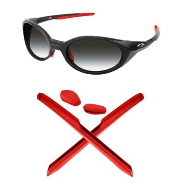 Imagem de Mryok Kits de reposição para óculos de sol Oakley Eye Jacket Redux OO9438 - Vermelho