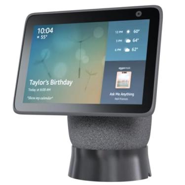 Imagem de Suporte de Elevação para Mesa com Enrolador de Cabos – Compatível com Alexa Echo Show 10