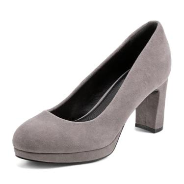 Imagem de Rockport Carmen escarpim feminino, Cinza escuro, 39