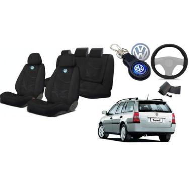 Imagem de Personalização Premium: Capas de Tecido, Volante e Chaveiro Volkswagen