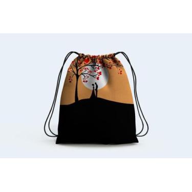 Imagem de Mochila Saco Dia dos Namorados Sombra Casal - Deluzz