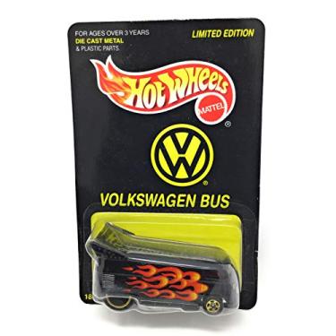 Imagem de Hot Wheels - Limited Edition - Volkswagen Bus - Black with orange/yellow flame graphics